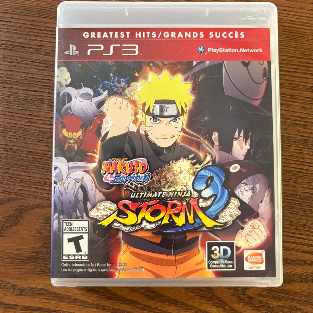 Namco Naruto Shippuden Ultimate‎ Ninja Storm 3 PS3 One Size Multi Excellent 3D